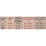 Hobbydog Medico Lux Lair - Beige mit brauner Matratze XXL