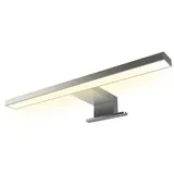 Kalb Material Für Möbel kalb LED Badleuchte Spiegellampe 230V warmweiss neutralweiss 300mm Verchromt Spiegelleuchte 230VAC 2 In 1 Montage
