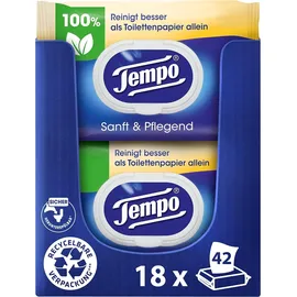 Tempo Toilettenpapier feucht Sanft Pflegend 18 St.
