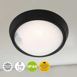 Briloner Außenleuchte Kunststoff 7 cm inkl. Bewegungsmelder schwarz