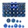 vidaXL 100-tlg. Weihnachtskugel-Set Blau