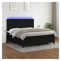 vidaXL Boxspringbett 180 x 200 cm Schwarz