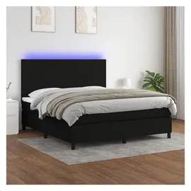 vidaXL Boxspringbett 180 x 200 cm Schwarz