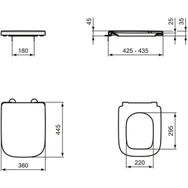 Ideal Standard i.life B WC-Sitz Wrapover Weiß