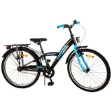 Volare Kindervelo, 24 Zoll Kinderrad in Schwarz Blau