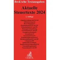 Beck Juristischer Verlag Aktuelle Steuertexte 2024