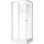 Marwell Fresh Shower Square Komplettdusche mit Gleittüren 85 x 205 cm Duschkabine Silber