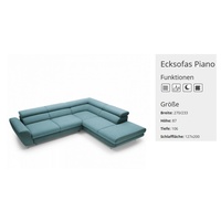 JVmoebel Ecksofa Schlafcouch Sofa Bettfunktion Eck Garnitur Multifunktions Couch Sofas, Made in Europe grün