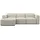 tenksom Ecksofa Rund, Relax-Ecke, Big-Sofa, Endless Seating, Bezüge wechselbar, Kaltschaum im Sitz, Nordic Swan Ecolabel weiß
