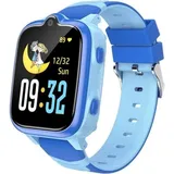 Blackview Z10 BT 51,3 mm Kunststoffgehäuse Blau Silikonarmband Blau M