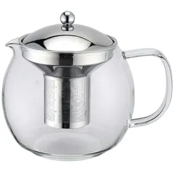 Teekanne aus Glas mit Teesieb Teefilter für losen Tee 1500ml Fassungsvermögen