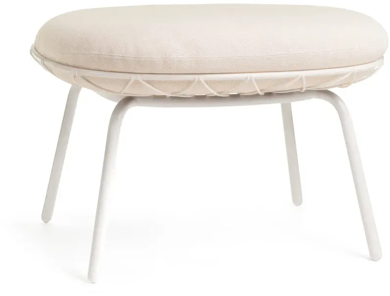 Magis Piña Outdoor Ottoman, weiß / weiß