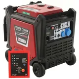 Geotech-Pro PTGA 9000 - Leiser Benzin Inverter-Stromerzeuger mit AVR-Regelung 7.5 kW - Dauerleistung 7.5 kW - 230V+ ATS