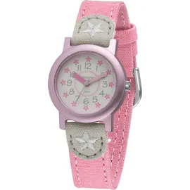 JACQUES FAREL ORG02STA 0 mm Stoffgehäuse Rosa Textilarmband Rosa onesize