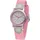 JACQUES FAREL ORG02STA 0 mm Stoffgehäuse Rosa Textilarmband Rosa onesize