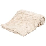 Trixie Cosy blanket structured soft plush 100 × 70 cm beige