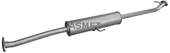 ASMET Mittelschalldämpfer 13029 mitte für HONDA