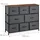 Relaxdays Kommode Industrial 78,5 x 100 x 30 cm Grau/Braun