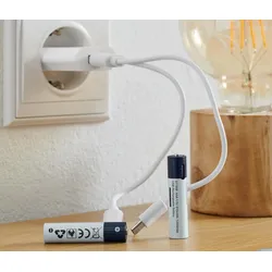 Tchibo - Akku AAA-Batterien - weiß