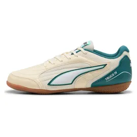 Puma Truco IV Hallenschuhe Kinder sugared almond/puma white/emerald ice/mint jelly/puma black 34