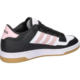adidas Rapid Court Low Kinder Weiß/Schwarz/Pink 38