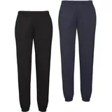 FRUIT OF THE LOOM Jogginghose Regular Schwarz L