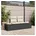 vidaXL Gartensofa Loungesofa schwarz