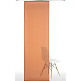 LIEDECO Schiebegardine Klettband 60 x 245 cm Orange