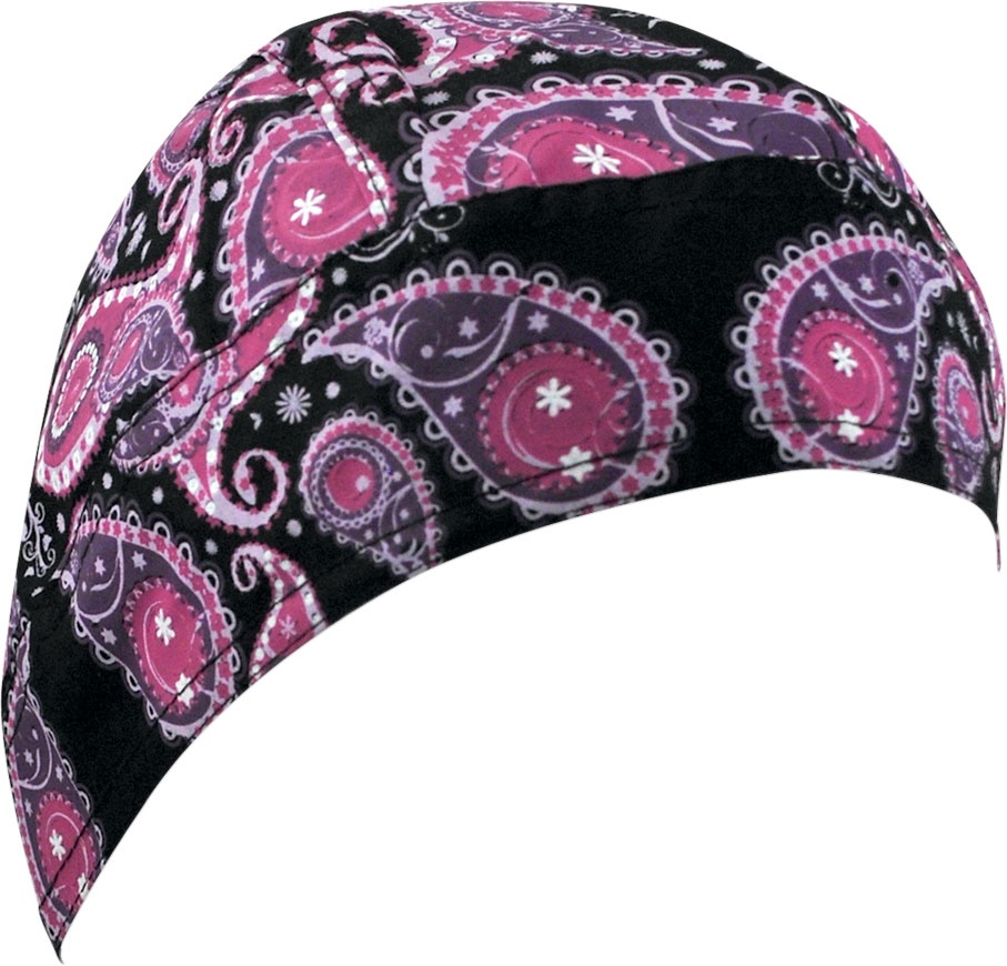 Zan Headgear Flydanna Purple Paisley, Kopftuch - Lila/Pink/Schwarz - Einheitsgröße