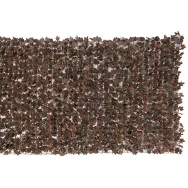 Mendler Windschutz 300 x 100 cm Braun Kunststoff
