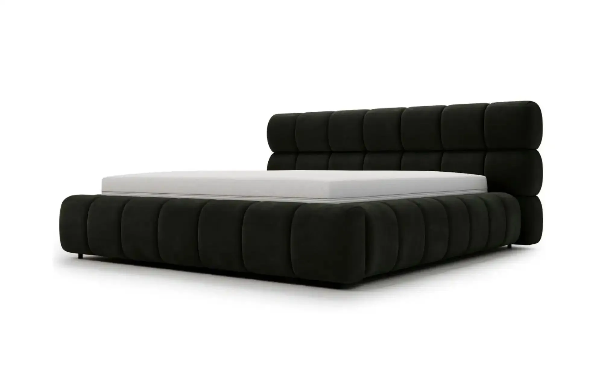 GrainGold Polsterbett mit Stauraum  ¦ grau ¦ Maße (cm): B: 187 H: 95