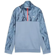 Puma Tad AOP Poly Half-Zip B Cool Blue 128