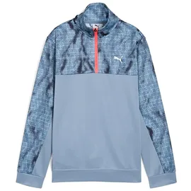 Puma Tad AOP Poly Half-Zip B Cool Blue 128