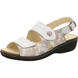 Longo Damen Sandale bequem  in beige