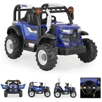 Moni Kinder-Elektro Traktor Harvest blau (12 V)