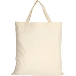 Texxilla Baumwolltasche CLASSIC mit zwei kurzen Henkeln und Ihrem Wunschmotiv, natur