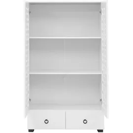 Mendler HWC-N87 Badkommode 80 x 138 x 36 cm Braun/Weiß