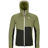 Ortovox Fleece RIB Hoody Herren Fleecejacke-Oliv-Dunkelgrün-L