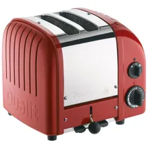 Dualit Classic Toaster Premium 2-Schlitz inkl. Gratis Sandwichzange Rot