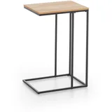 xonox.home Couchtisch schwarz Artisan Nachbildung B/H/T: ca. 30x58x40 cm – schwarz