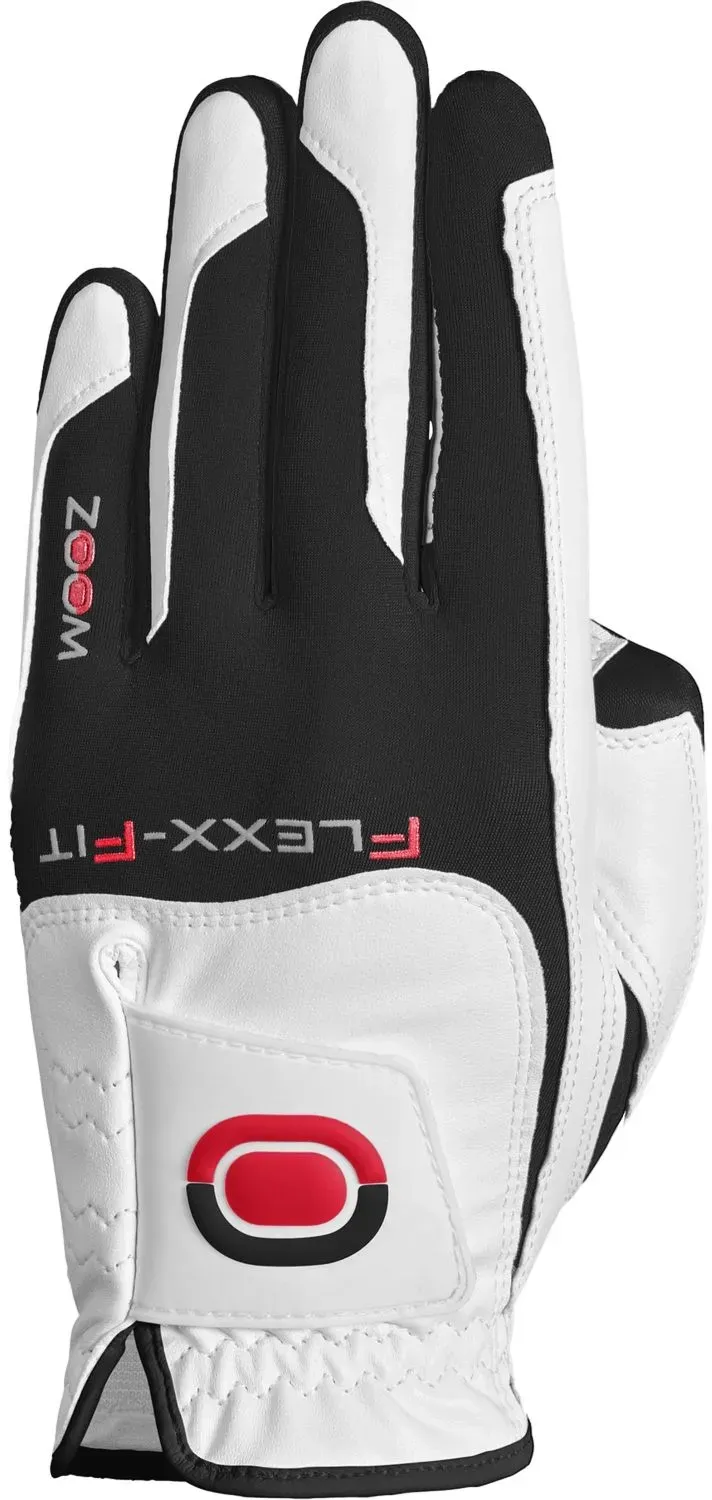 Zoom Handschuh Hybrid Oversize, weiß/schwarz/rot
