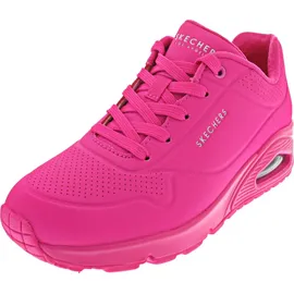 SKECHERS Uno Night Shades hot pink durabuck 38