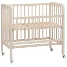fillikid Beistellbett, Stubenbett Nino (auch für Boxspringbetten geeignet) - Champagner