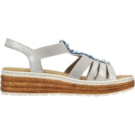 Rieker Keilsandalette Damen Blau 40