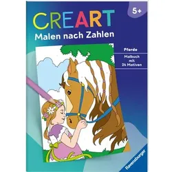 Ravensburger Malbuch CreArt Malen nach Zahlen - Pferde