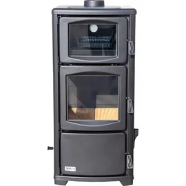 Teba TKS 19 Stahl Schwarz/Abdeckplatte Glas