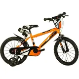 Dino Kinderfahrräder Jungen R88 14 Zoll 24 cm Jungen Felgenbremse Orange - Orange