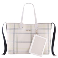 Tommy Hilfiger Tommy Tote Check feather white check