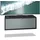 Vladon Lana Lowboard 80 x 29 x 37 cm Schwarz matt/MDF