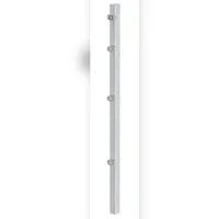 GAH Alberts Zaunpfosten 6 x 4 x 240 cm Silber/Metall